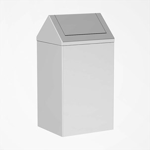 7 LT Swivel Lid  Dust Bin SS430