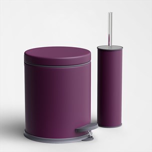 5 LT Bathroom Set 2 Piece - Purple SS430 